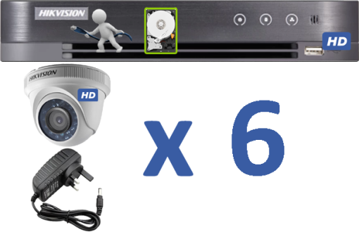06 HD (1080P) Cameras Installation Only Package